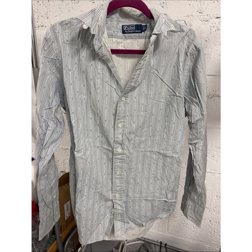 Polo by Ralph Lauren Light Blue Button Down Shirt - Size Large - Great Condition